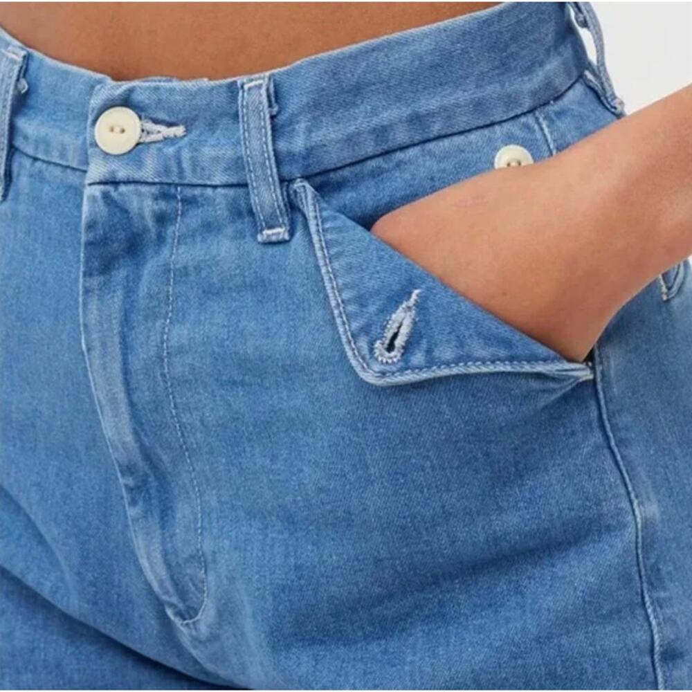 LEVI'S Made & Crafted Japanese High Wasted Mom Trouser Jean Shorts Sz 33 NWT - Picture 12 of 12